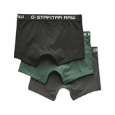 G Star Classic Trunks 3-Pk Multi Green